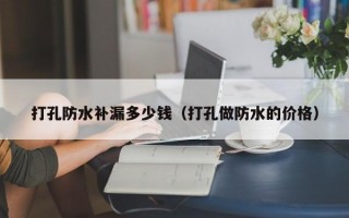 打孔防水补漏多少钱（打孔做防水的价格）