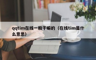 qqtim在线一般干嘛的（在线tim是什么意思）