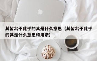 其皆出于此乎的其是什么意思（其皆出于此乎的其是什么意思和用法）