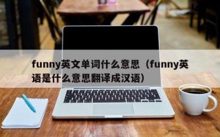 funny英文单词什么意思（funny英语是什么意思翻译成汉语）