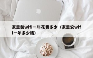 家里装wifi一年花费多少（家里安wifi一年多少钱）