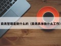 商务管理是做什么的（商务具体做什么工作）