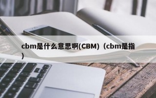 cbm是什么意思啊(CBM)（cbm是指）