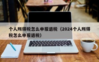 个人所得税怎么申报退税（2024个人所得税怎么申报退税）