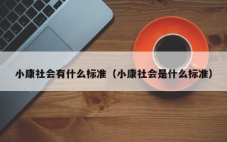 小康社会有什么标准（小康社会是什么标准）