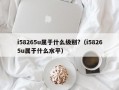 i58265u属于什么级别?（i58265u属于什么水平）