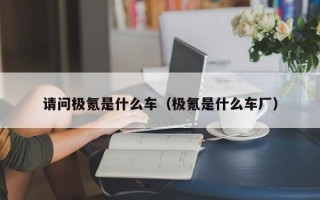 请问极氪是什么车（极氪是什么车厂）