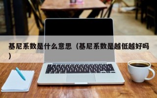 基尼系数是什么意思（基尼系数是越低越好吗）