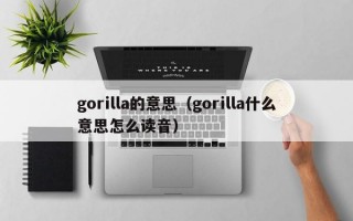 gorilla的意思（gorilla什么意思怎么读音）