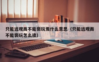 只能远观而不能亵玩焉什么意思（只能远观而不能亵玩怎么读）