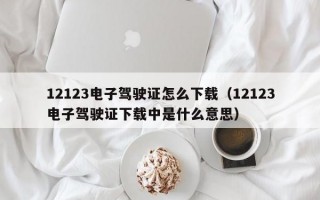 12123电子驾驶证怎么下载（12123电子驾驶证下载中是什么意思）