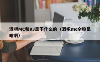 酒吧MC和VJ是干什么的（酒吧mc全称是啥啊）