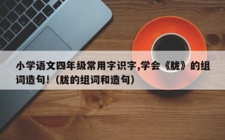 小学语文四年级常用字识字,学会《胧》的组词造句!（胧的组词和造句）