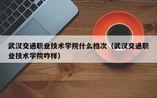 武汉交通职业技术学院什么档次（武汉交通职业技术学院咋样）