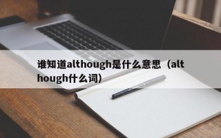 谁知道although是什么意思（although什么词）