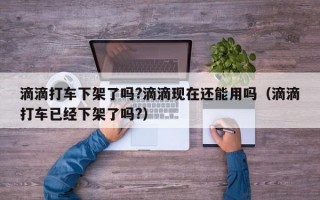 滴滴打车下架了吗?滴滴现在还能用吗（滴滴打车已经下架了吗?）