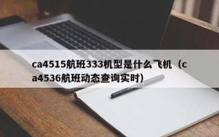 ca4515航班333机型是什么飞机（ca4536航班动态查询实时）