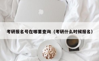 考研报名号在哪里查询（考研什么时候报名）