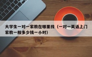 大学生一对一家教在哪里找（一对一英语上门家教一般多少钱一小时）