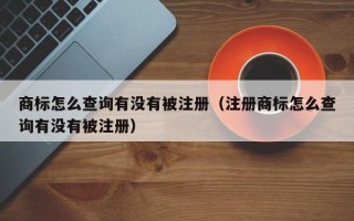 商标怎么查询有没有被注册（注册商标怎么查询有没有被注册）