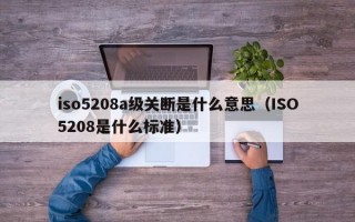 iso5208a级关断是什么意思（ISO5208是什么标准）