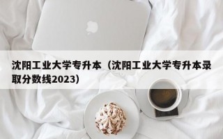 沈阳工业大学专升本（沈阳工业大学专升本录取分数线2023）