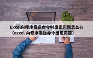 Excel向程序发送命令时出现问题怎么办（excel 向程序发送命令出现问题）