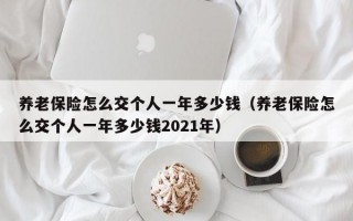 养老保险怎么交个人一年多少钱（养老保险怎么交个人一年多少钱2021年）