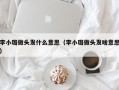 李小璐做头发什么意思（李小璐做头发啥意思）