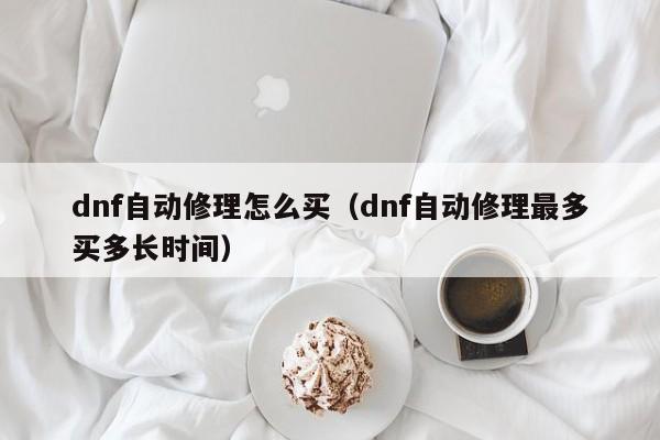 dnf自动修理怎么买（dnf自动修理最多买多长时间）-第1张图片