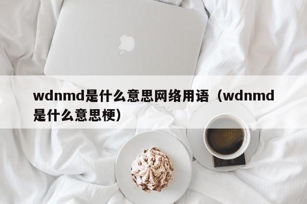 wdnmd是什么意思网络用语（wdnmd是什么意思梗）-第1张图片