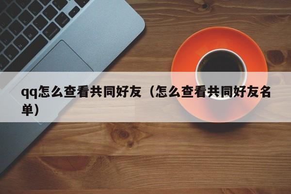 qq怎么查看共同好友（怎么查看共同好友名单）-第1张图片