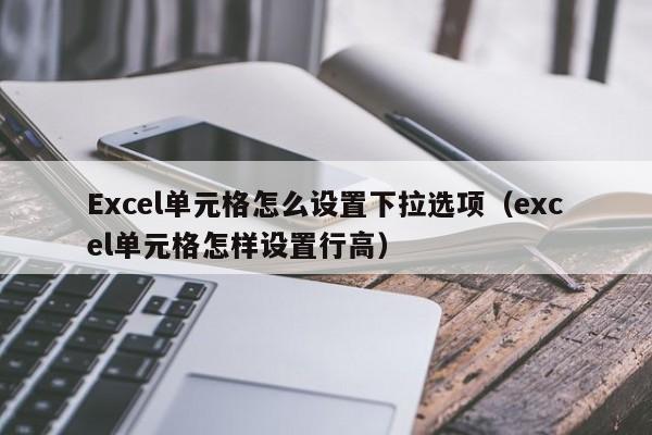 Excel单元格怎么设置下拉选项（excel单元格怎样设置行高）-第1张图片