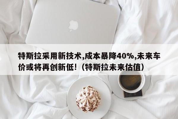 特斯拉采用新技术,成本暴降40%,未来车价或将再创新低!（特斯拉未来估值）-第1张图片